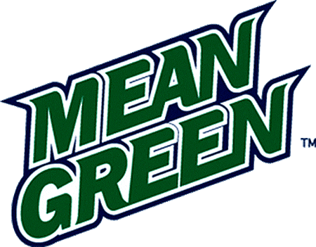 North Texas Mean Green 2003-2004 Wordmark Logo iron on transfers for fabric